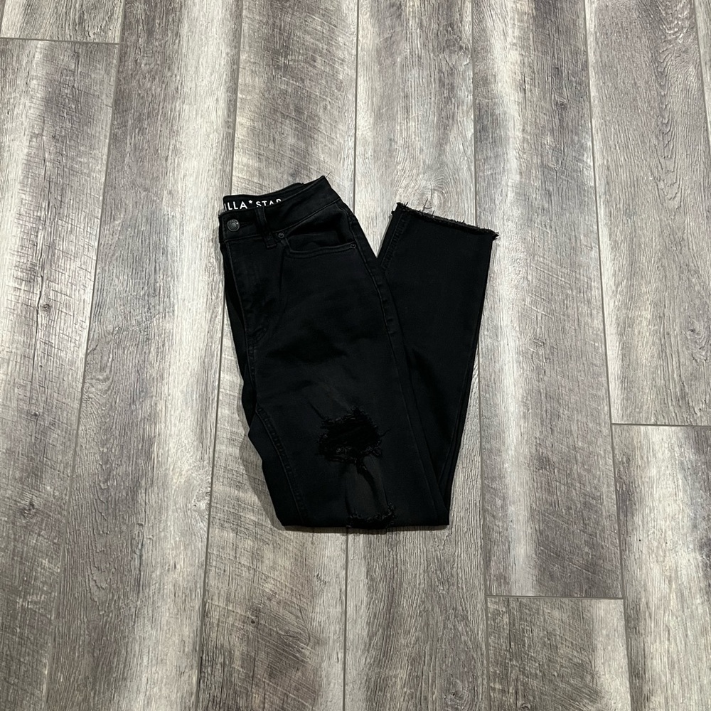 Vanilla Star Black Mom Jeans